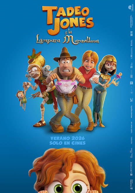 Cartel de Tadeo Jones y la lámpara maravillosa